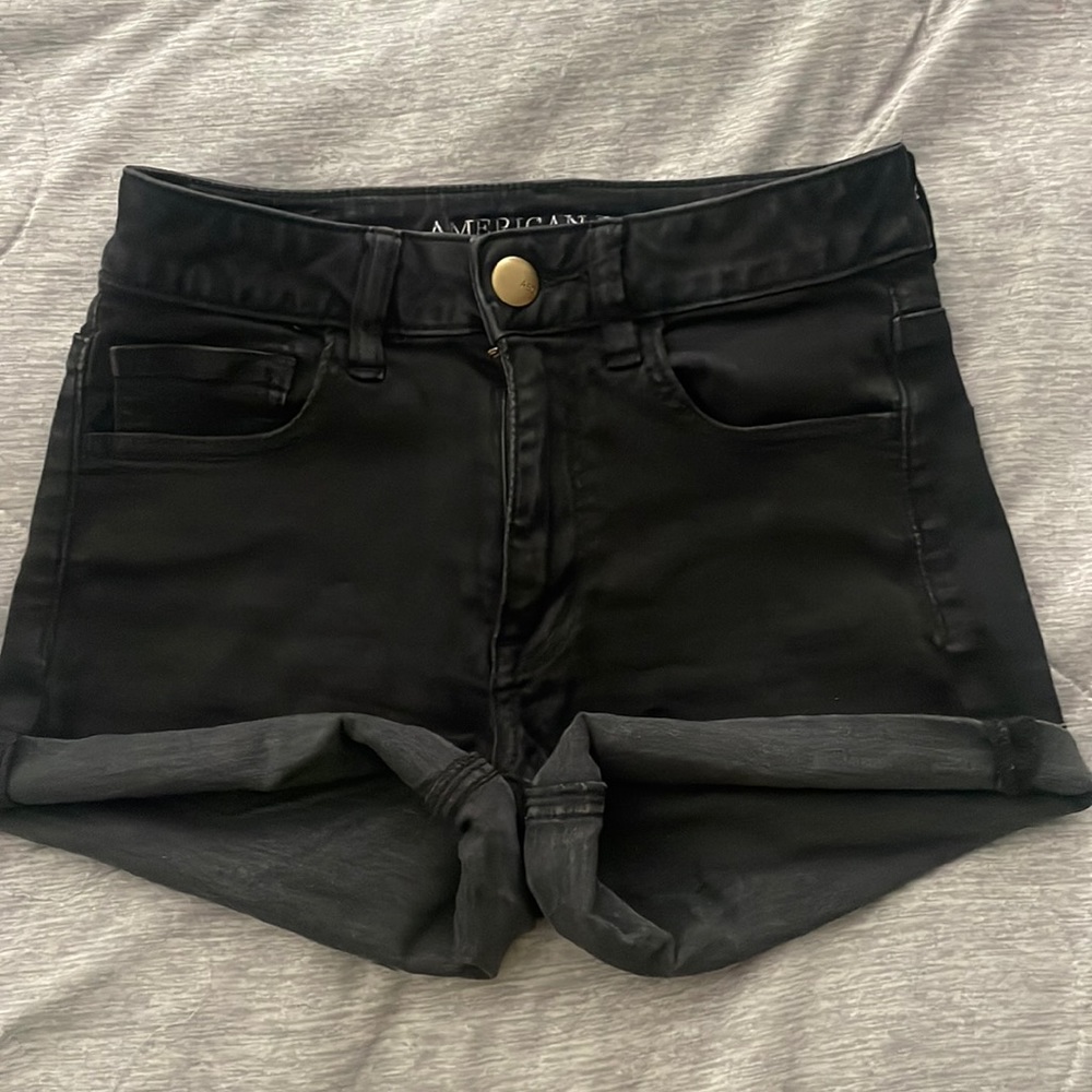 Black American Eagle Shorts